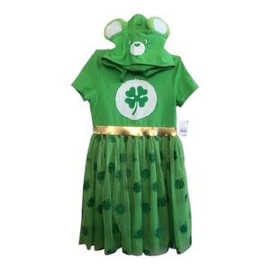 Care Bears Girls' Lucky St. Patrick's Day Tutú Dress NWT Size M/8